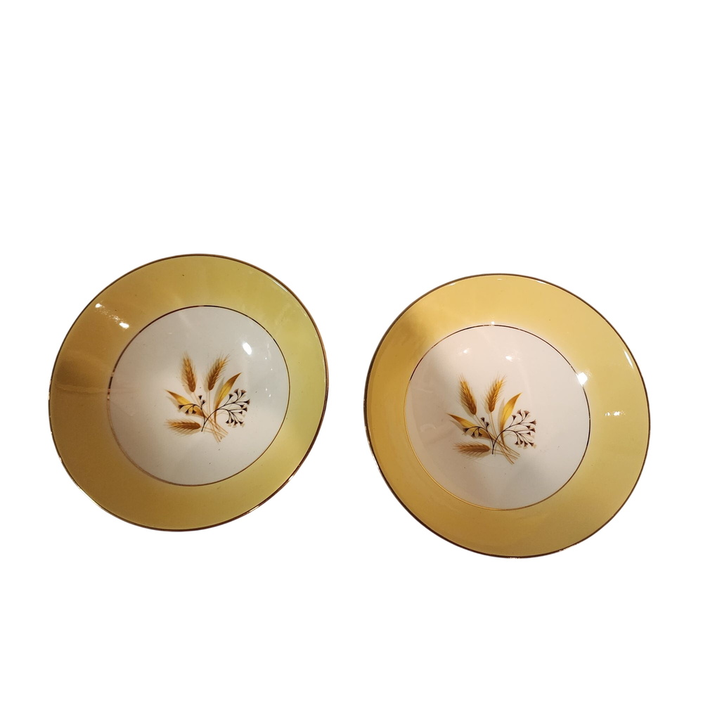 Autumn Gold Wheat Century Service Set Of 3 - Berry bowls